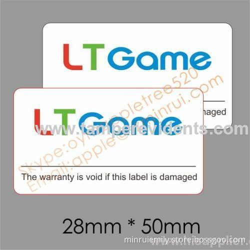 Self Adhesive Anti-tampering Sticker,warranty Fragile Void Stickers,ultra Destructible Vinyl Labels China
